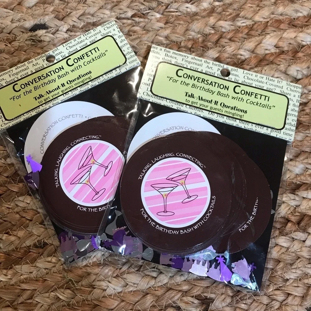 🍷Conversation Confetti/2 Packs